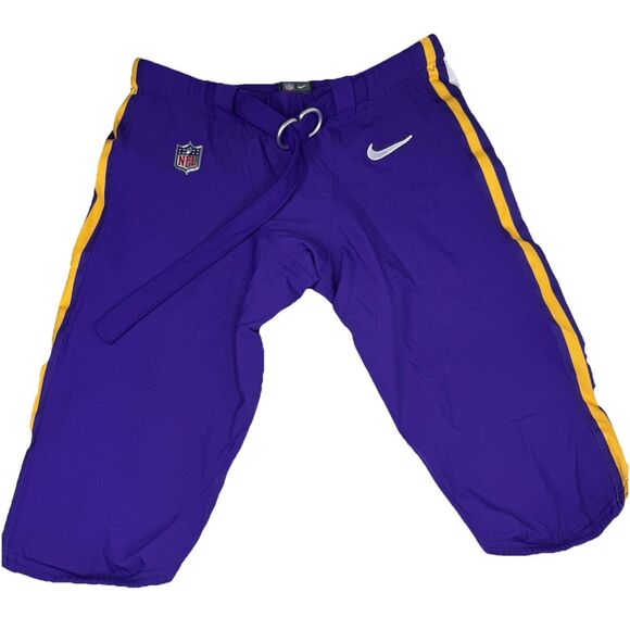 Minnesota Vikings NFL Nike Authentic Team Issued Purple Pants Waist Size 36